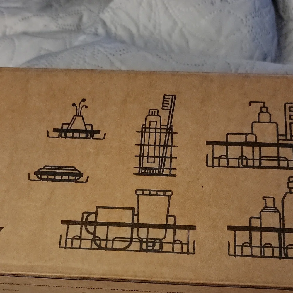 Black Shower Caddy Set